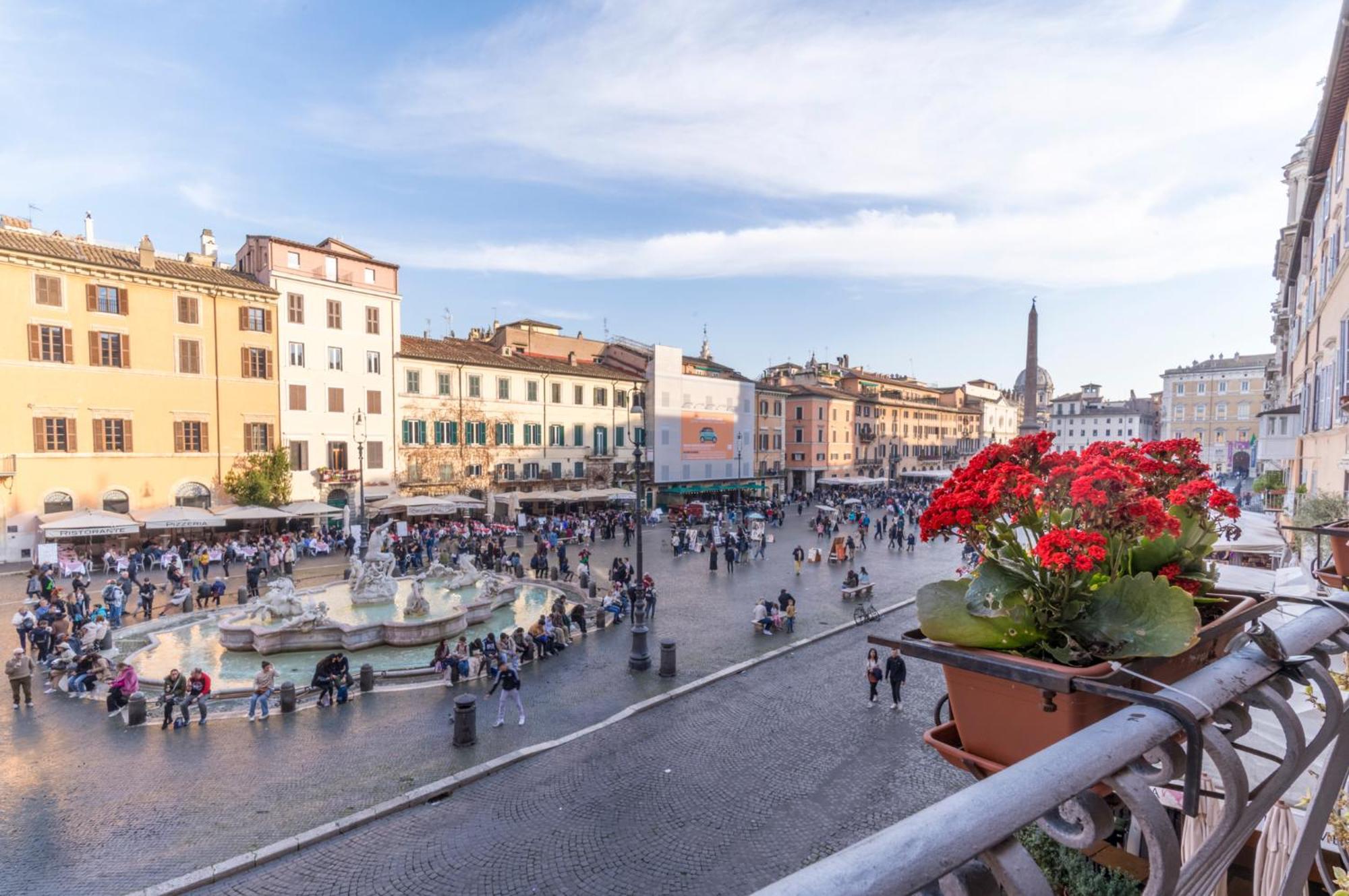 Navona Charming Balcony Apartment Rome Exterior photo